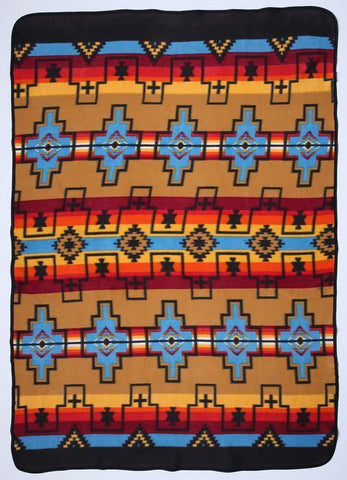 El Paso Fleece Lodge Blanket #1-A - Kraffs Clothing