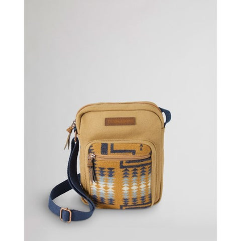 Pendleton® Cross Body Satchel, Harding Tan
