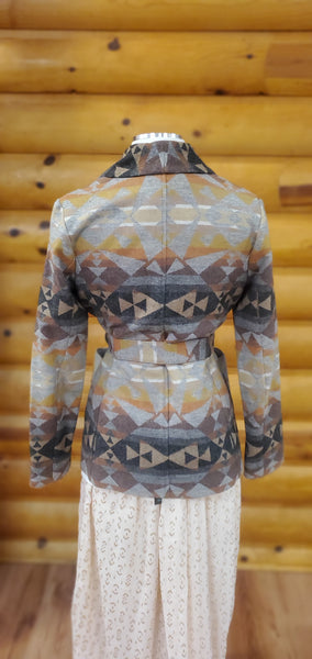 Pendleton® Ladies Wrap Jacket, Grey Mesa
