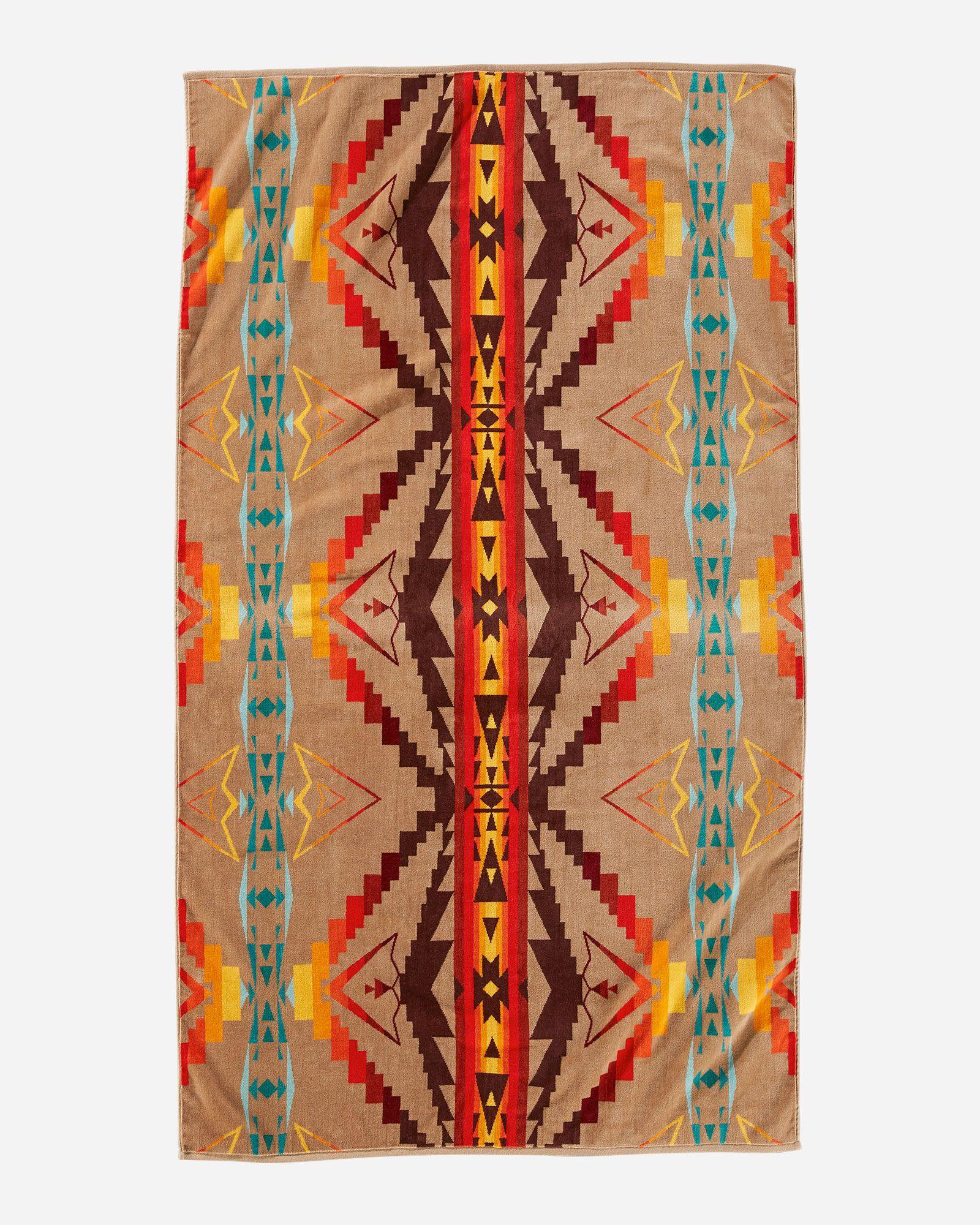 Pendleton® Spa Towel, Sierra Ridge, Tan - Kraffs Clothing