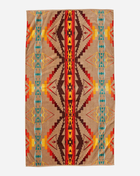 Pendleton® Spa Towel, Sierra Ridge, Tan - Kraffs Clothing