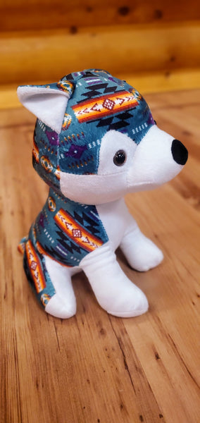 Nu Trendz Husky Plush Toy, Assorted Colors
