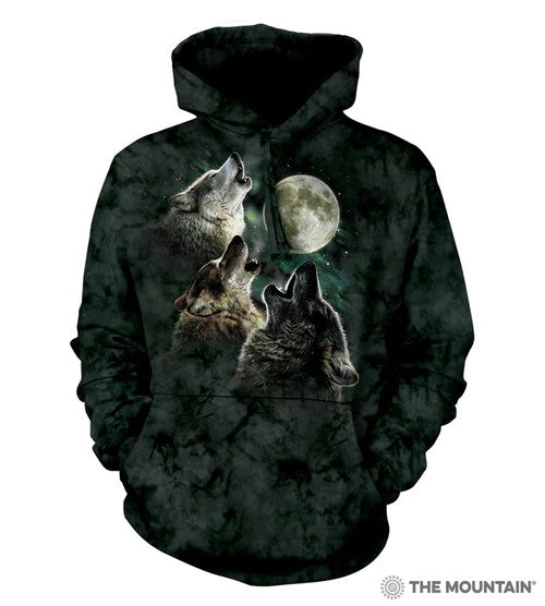 The Mountain® Three Wolf Moon Unisex Hoodie Sweatshirt