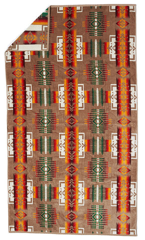 Pendleton® Spa Towel, Chief Joseph, Khaki