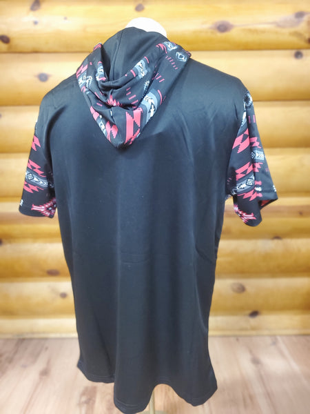 Nu Trendz® Men's Short Sleeved T-shirt Hoodie, Multi Colors