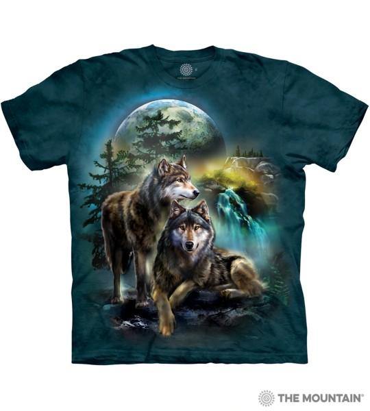 The Mountain Unisex Tee, Wolf Lookout - Kraffs Clothing