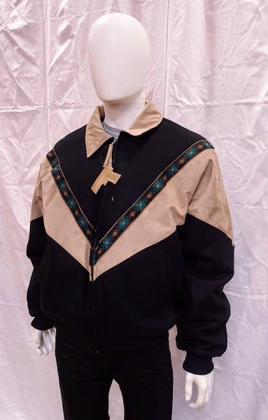 Wool Melton & Microsuede V-Knit Jacket with Concealed Carry Pocket - Kraffs Clothing OnSale 40% Off! Cripple Creek Men's Jacket Men's Outerwear Men's Concealed Carry Coat