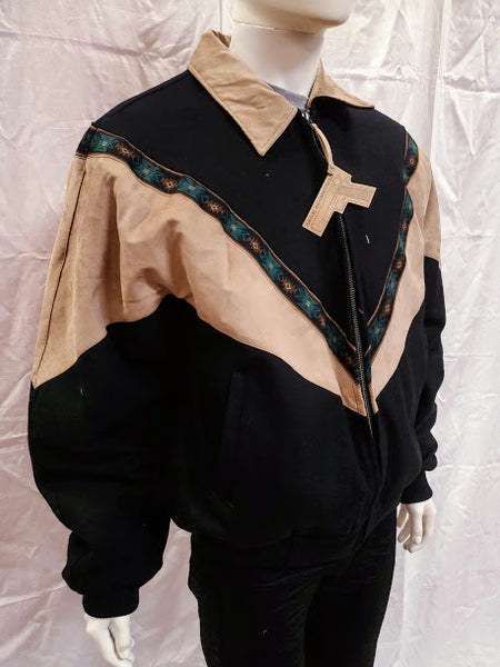 Wool Melton & Microsuede V-Knit Jacket with Concealed Carry Pocket - Kraffs Clothing OnSale 40% Off! Cripple Creek Men's Jacket Men's Outerwear Men's Concealed Carry Coat