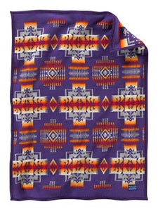 Pendleton® Chief Joseph Baby Blanket Collection, Purple