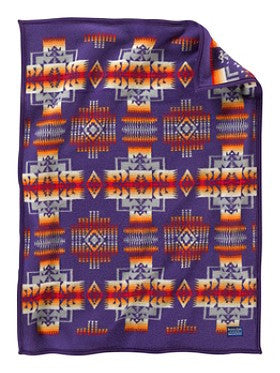 Pendleton® Chief Joseph Baby Blanket Collection, Purple